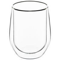 Набір чашок з подвійними стінками ARDESTO, 320мл, 2шт, боросилікатне скло, прозорий