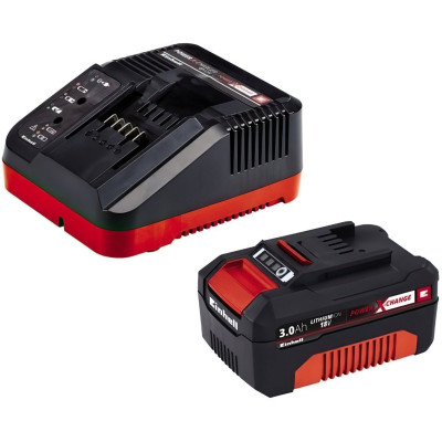 Газонокосилка аккумуляторная Einhell GE-CM 18/30 Li PXC 18В 1x3А-ч 30см 25л 8.56кг (3413155)