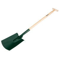 Verto Лопата штикова пряма, руків'я дерев'яне Т-подібне, 117см, 1.8кг Verto Лопата штикова пряма, руків'я дерев'яне Т-подібне, 117см, 1.8кг