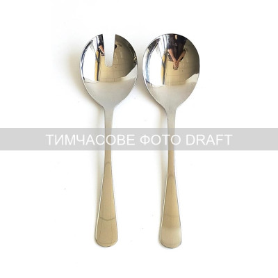 Набір для салату Ardesto Black Mars, 2 прибори, нержавіюча сталь Набір для салату Ardesto Black Mars, 2 прибори, нержавіюча сталь