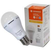 Лампа LEDVANCE LED E27 8Вт 806Лм 6500К A60 акумуляторна Лампа LEDVANCE LED E27 8Вт 806Лм 6500К A60 акумуляторна