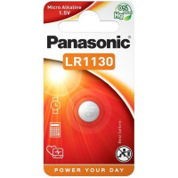 Батарейка Panasonic лужна LR1130(389, V10GA, AG10, RW49, G10, GP89A, LR54) блістер, 1 шт.