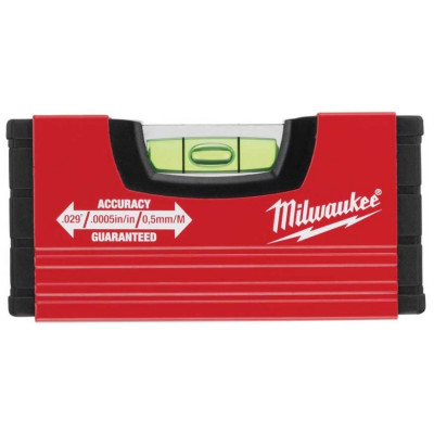 Рівень Milwaukee MiniBox, 10см, 1 капсула, алюмінієвий корпус