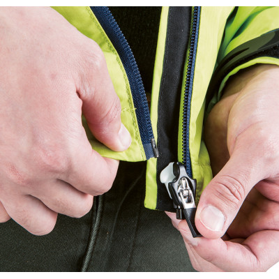 Куртка акумуляторна Makita LXT/CXT, 10.8-18В, з вентиляцією, поліестер, розміт M, зелений, 0.43кг