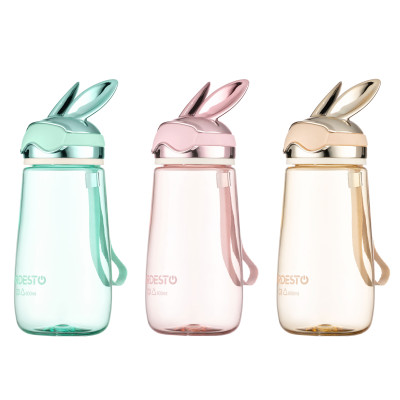 Пляшка для води ARDESTO Bunny 600мл, пластик, зелений Пляшка для води ARDESTO Bunny 600мл, пластик, зелений