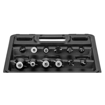 Verto Фрези, набір 12шт, хвостовик 6мм, кейс Verto Фрези, набір 12шт, хвостовик 6мм, кейс