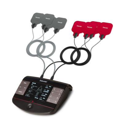 Електростимулятор Beurer для тіла, для м`язів, літий-електростимулятор, чорний Електростимулятор Beurer для тіла, для м`язів, літий-електростимулятор, чорний