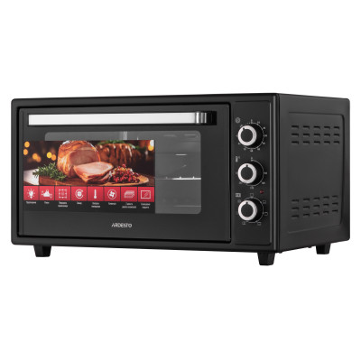 Піч електрична ARDESTO, 48л, 1600Вт, механіч., конвекція, рожен, чорний