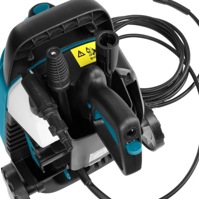 Минимойка высокого давления Makita HW102, 1300Вт, 100бар, 360л/ч, шланг 5м, 5.8кг (HW102)