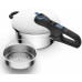Tefal Скороварка Secure Trendy, 4л, з паровим кошиком, нержавіюча сталь, пластик