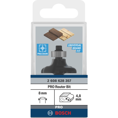 Фреза профільна G Bosch Professional Std S8 R4.8 D31.8 L12.4