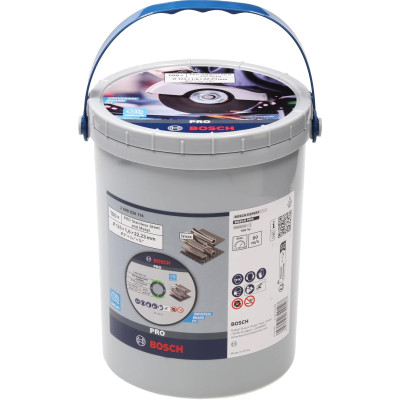 Диск відрізний Bosch Professional для нержавіючої сталі та металу, 125x1.6x22.23мм, 100шт