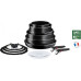 Набір посуду Tefal Ingenio Easy Cook & Clean, змінна ручка, 13предметів, алюміній, бакеліт, коричневий (L1539843)