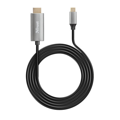 Trust Calyx USB-C to HDMI 1.8м BLACK Trust Calyx USB-C to HDMI 1.8м BLACK