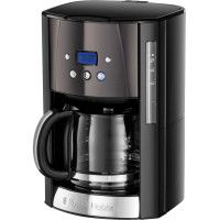 Кавоварка Russell Hobbs крапельна Matte Black, 1.8л, мелена, LED-дисплей, чорний Кавоварка Russell Hobbs крапельна Matte Black, 1.8л, мелена, LED-дисплей, чорний
