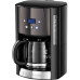 Кавоварка Russell Hobbs крапельна Matte Black, 1.8л, мелена, LED-дисплей, чорний