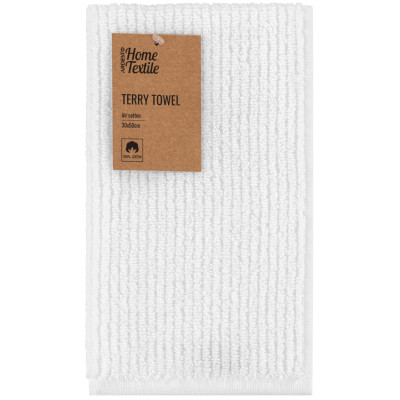Рушник махровий ARDESTO Air, 30х50см, 100% бавовна, білий Рушник махровий ARDESTO Air, 30х50см, 100% бавовна, білий