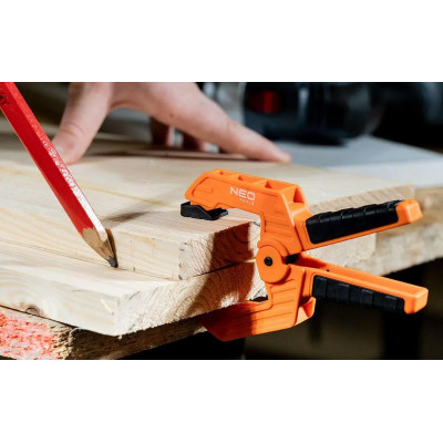 Neo Tools Струбцина, затискач пружинний, пластик, 50мм Neo Tools Струбцина, затискач пружинний, пластик, 50мм