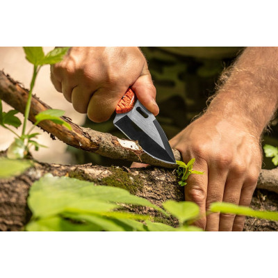 Neo Tools Ніж тактичний Full Tang, 200мм, лезо 90мм, рукоятка з алюмінію, кремінь, чохол Neo Tools Ніж тактичний Full Tang, 200мм, лезо 90мм, рукоятка з алюмінію, кремінь, чохол