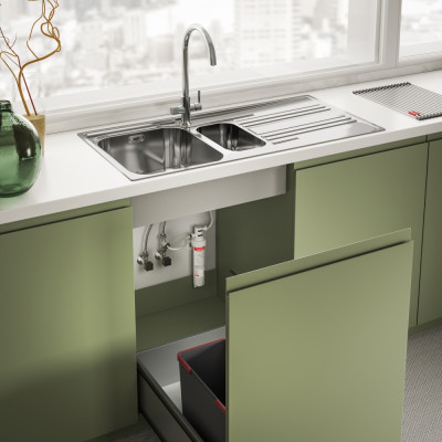 Змішувач для кухні Franke Lina J Clear Water 2.0, довж.виливу - 216 мм, поворотний, 1+1 фільтр, хром Змішувач для кухні Franke Lina J Clear Water 2.0, довж.виливу - 216 мм, поворотний, 1+1 фільтр, хром