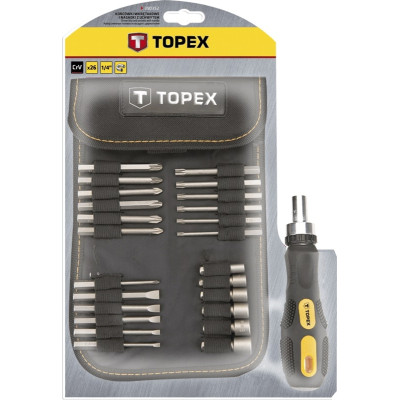 Topex Біти, набір 26шт, 1/4 Topex Біти, набір 26шт, 1/4