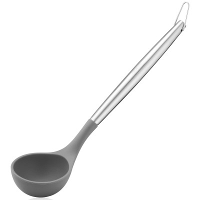 Ополоник ARDESTO Gemini, силікон, 32см, нержавіюча сталь, сірий