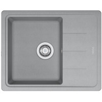 Мийка кухонна Franke Basis, фраграніт, прямокутник, з крилом, 620х500х200мм, чаша - 1, накладна, BFG 611-62, сірий камінь Мийка кухонна Franke Basis, фраграніт, прямокутник, з крилом, 620х500х200мм, чаша - 1, накладна, BFG 611-62, сірий камінь