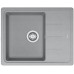 Мийка кухонна Franke Basis, фраграніт, прямокутник, з крилом, 620х500х200мм, чаша - 1, накладна, BFG 611-62, сірий камінь