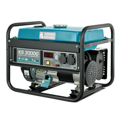 Генератор газобензиновий Konner&Sohnen KS 3000G LPG, 230В, 3.0кВт, ручний стартер, 45.4кг