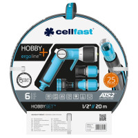 Cellfast Набір для поливу HOBBY ATS2™, 1/2”, 20м з зрошувачем та комплектом підключення ERGO  -20…+60°C