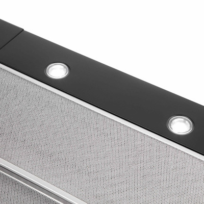 Витяжка Ardesto телескопічна, 60см, 700м3ч, метал, 2х1Вт LED, кнопкове, чорний