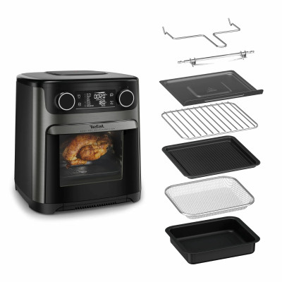 Tefal Мультипіч Easy Fry Multifunctional, 1800Вт, механічне керув., 9 програм, пластик, чорний