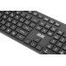 Клавіатура мембранна 2E KS260 106key, WL, EN/UK, чорний (2E-KS260WB)