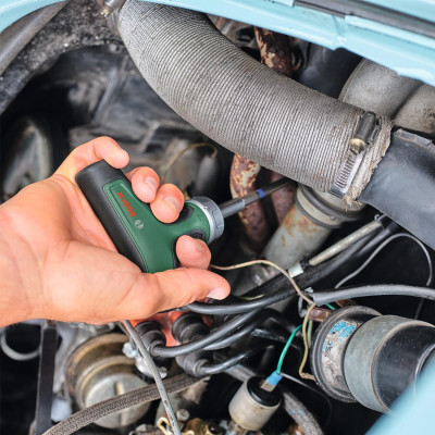 Викрутка Bosch з тріскачкою, Т-подібне руків'я, 109мм, сталь CrV Викрутка Bosch з тріскачкою, Т-подібне руків'я, 109мм, сталь CrV