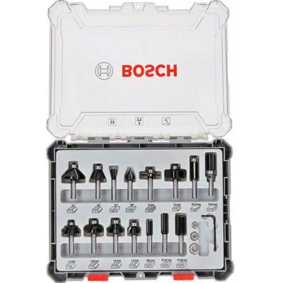 Набір комбінованих фрез Bosch Professional 8мм 15шт