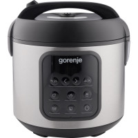 Мультиварка Gorenje, 476Вт, мини, чаша-2л, електронне керув., 5 програм, метал/пластик, чорний Мультиварка Gorenje, 476Вт, мини, чаша-2л, електронне керув., 5 програм, метал/пластик, чорний