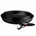 Набір посуду Tefal Ingenio Excellence+, 3 предмети, алюміній, нержавіюча сталь, бакеліт, чорний