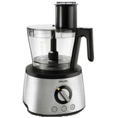 Кухонна машина Philips Avance Collection 1300Вт, чаша-пластик, корпус-метал, насадок-12, метал-чорний