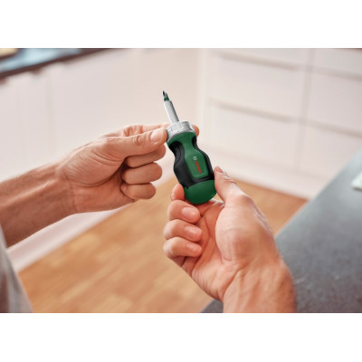 Викрутка Bosch з тріскачкою, 6 насадок