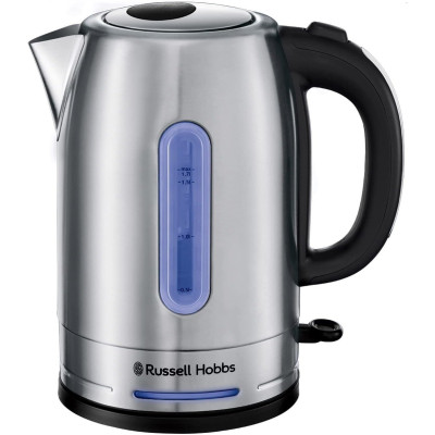 Електрочайник Russell Hobbs Quiet 1,7л, метал, чорний