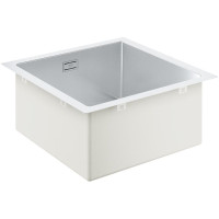 Мийка кухонна Grohe K700, нерж.сталь, квадрат., без крила, 464x464x200мм, чаша - 1, уніврсальна, матова нержавіюча сталь