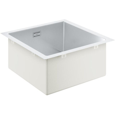 Мийка кухонна Grohe K700, нерж.сталь, квадрат., без крила, 464x464x200мм, чаша - 1, уніврсальна, матова нержавіюча сталь