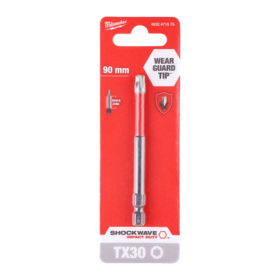 Біта Milwaukee Shockwave, Torx T30х90мм
