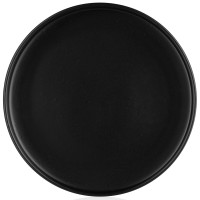 ARDESTO Тарілка обідня Trento, 26,5 см, чорна, кераміка