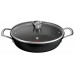 Сотейник Tefal Excellence+, з кришкою, 24см, алюміній, скло, бакеліт, чорний