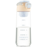 Пляшка для води з відсіком для фруктів ARDESTO Duo 720мл, пластик, рожевий, фіолетовий