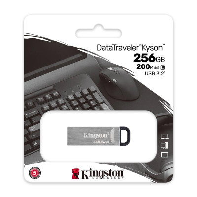 Kingston Накопичувач 256GB USB 3.2 Gen1 DT Kyson Kingston Накопичувач 256GB USB 3.2 Gen1 DT Kyson