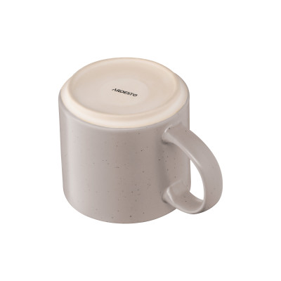 ARDESTO Чашка Alcor, 420 мл, сіра, кераміка