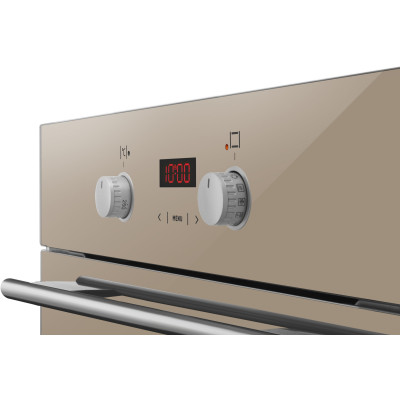 Духовка Hansa электрическая, 65л, A, дисплей, конвекция, бежевый (BOEB68433)