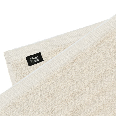 Рушник махровий ARDESTO Lines 50х90см, 100% бавовна, бежевий
